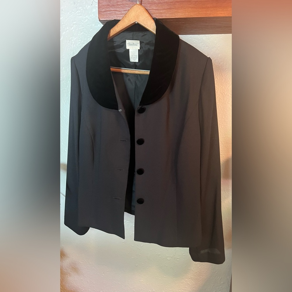 Vintage black Neiman Marcus jacket size 16